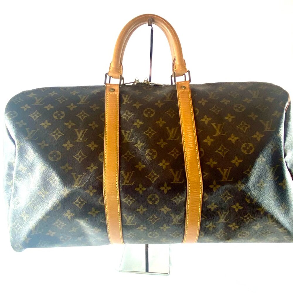 LOUIS VUITTON Keepall 50 M41426 Monogram  Boston Bag Authentic - Picture 2 of 14
